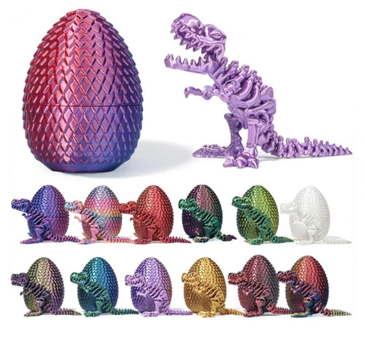 3D Printed Dinosaur Egg Surprise Toy